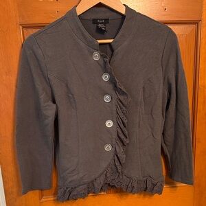 Pssst! Gray Button-Up Jacket